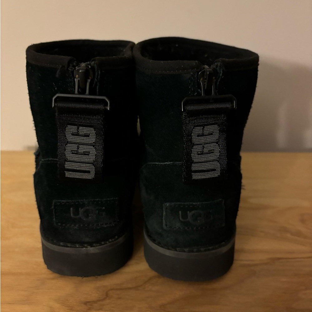 UGG Classic Black Ankle Booties - Picture 2 of 3